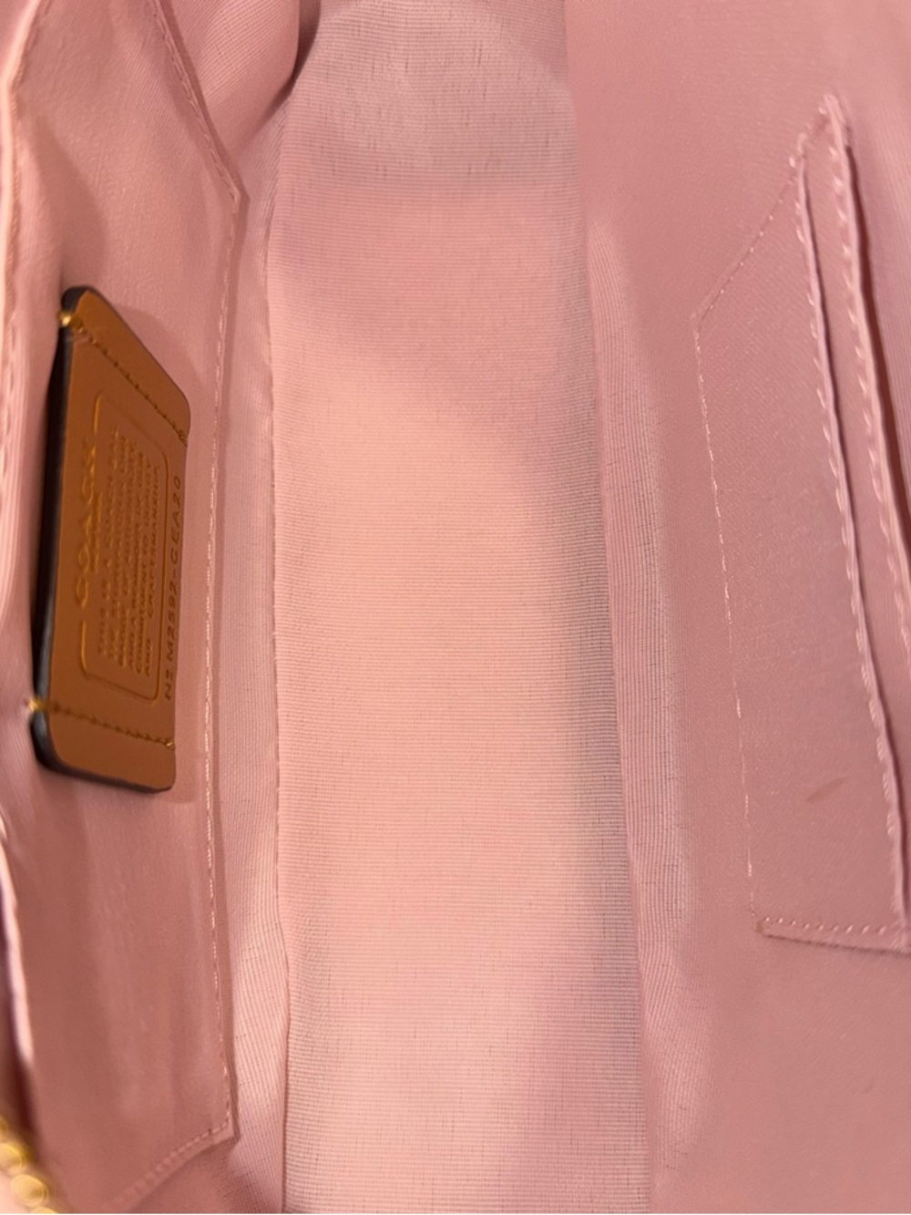 Coach Powder Pink Teri Shoulder bag - Picture 5 of 6